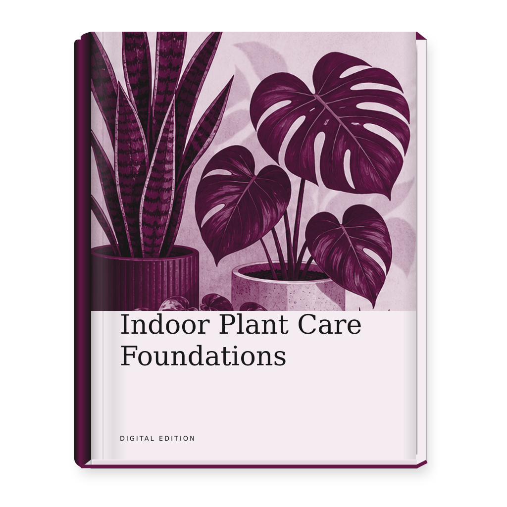 Indoor Plant Care Foundations ebook cover